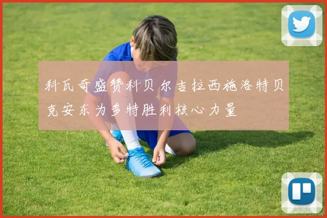 科瓦奇盛赞科贝尔吉拉西施洛特贝克安东为多特胜利核心力量